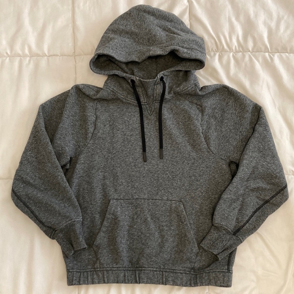 Lululemon Women’s Warm For Winter Hoodie Heather Black Dark Gray Size 4